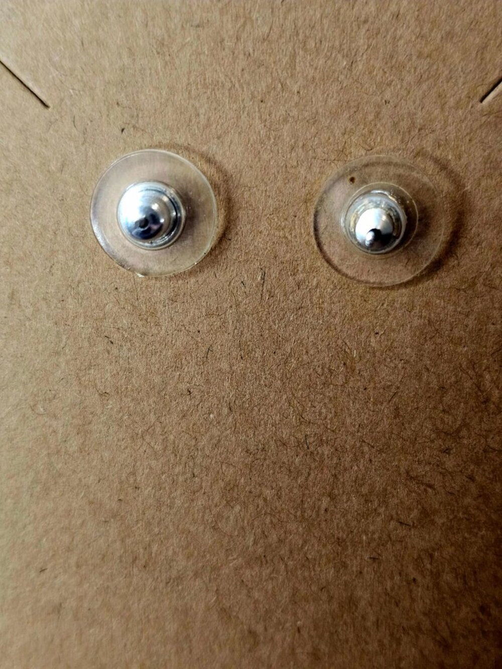 1970's Style Sterling Silver Doorknocker Style Earring - Picture 2 of 2